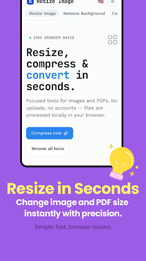 Quick Image PDF Resizer Screenshot 1