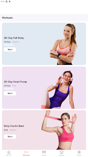 Daily Fitness Home Workout Screenshot 0