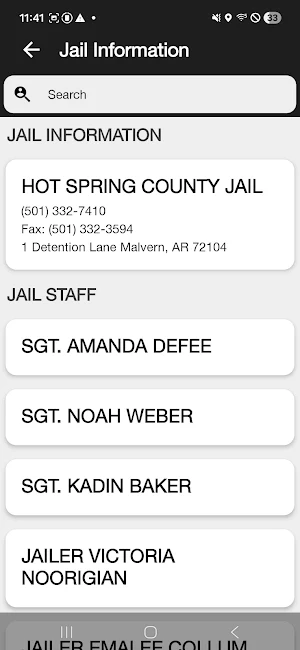 Hot Spring County Sheriff, AR Screenshot 2