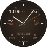Korean Minimal Watch Face