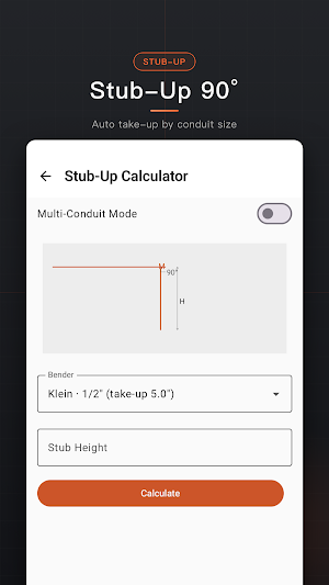 Electrician Conduit Bender Screenshot 2