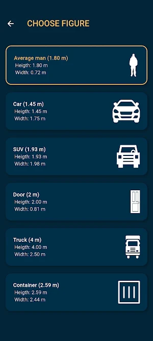 Range finder: distance measure Screenshot 1