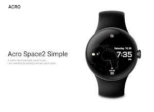 ACRO Space2 Simple Watchface Screenshot 1