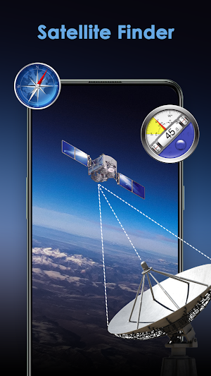 Satellite Finder & GPS Tools Screenshot 1