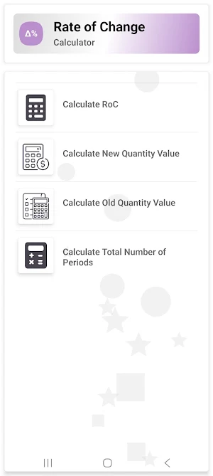 Rate of Change Calculator Screenshot 3