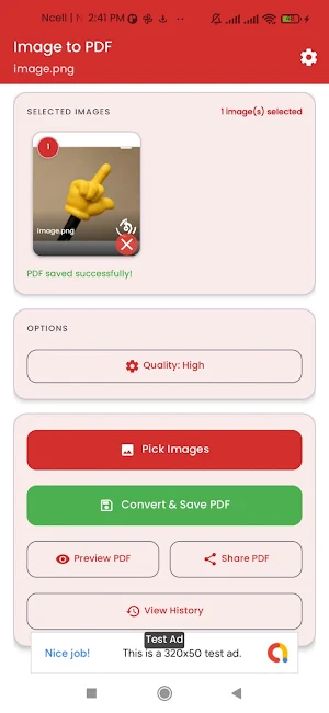 Image to PDF Screenshot 3