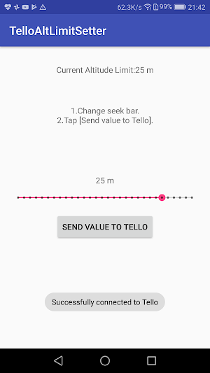 TALS TelloAltLimitSetter Screenshot 0