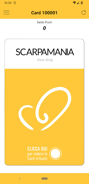 SCARPAMANIA CARD Screenshot 0