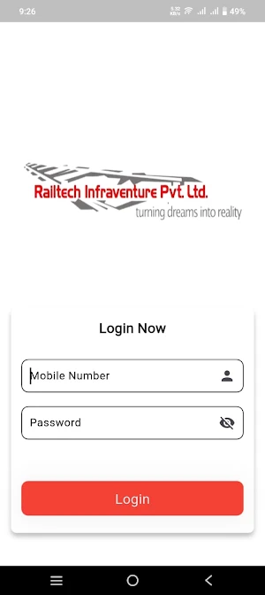 Railtech App Screenshot 0