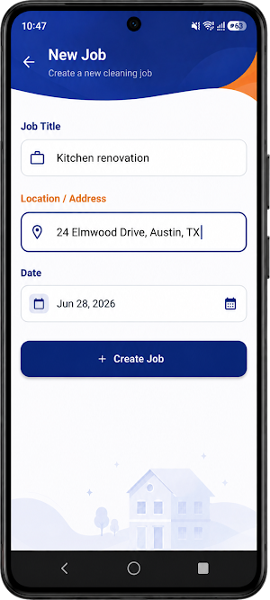 Job Record Screenshot 1