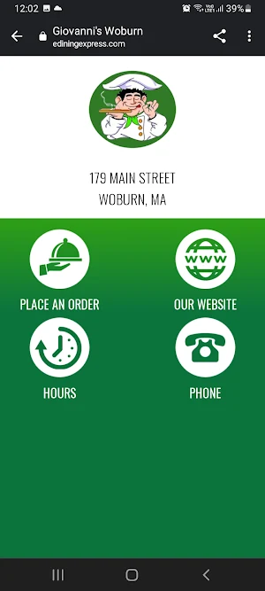 Giovanni's Woburn Screenshot 0