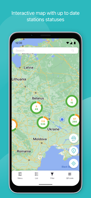 EVA Chargers Screenshot 2