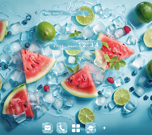 Fresh Summer Theme +HOME Screenshot 0