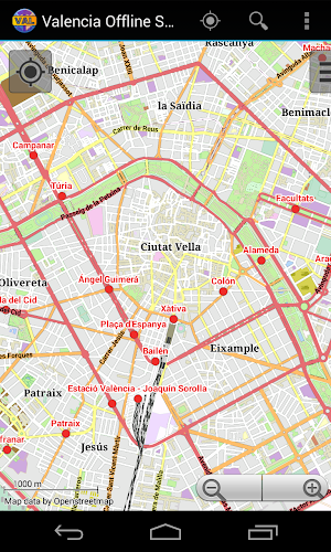 Valencia Offline City Map Screenshot 2