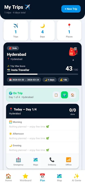 TripWish Screenshot 2