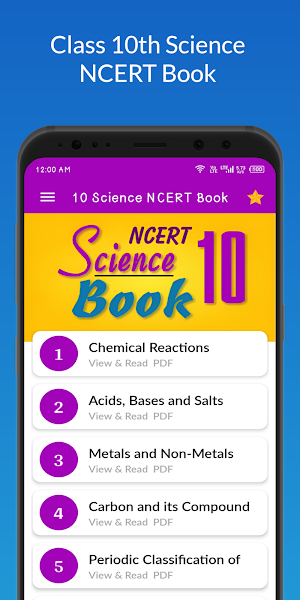 Class 10 Science NCERT Book Screenshot 0