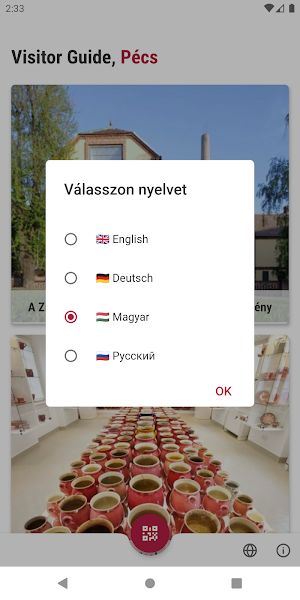 Pécs Visitor Guide Screenshot 1