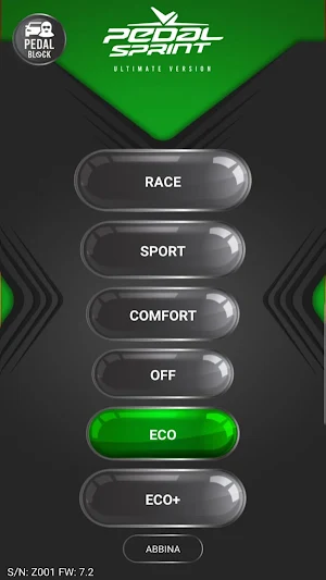 PedalSprintUV Screenshot 1