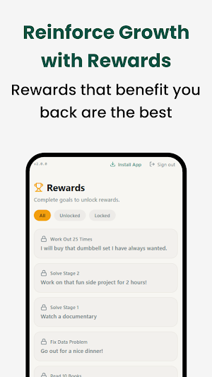 Goals and Rewards Master Screenshot 2
