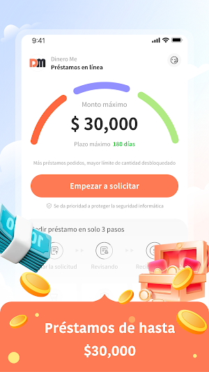 Dinero Me: Préstamos Avanzados Screenshot 1