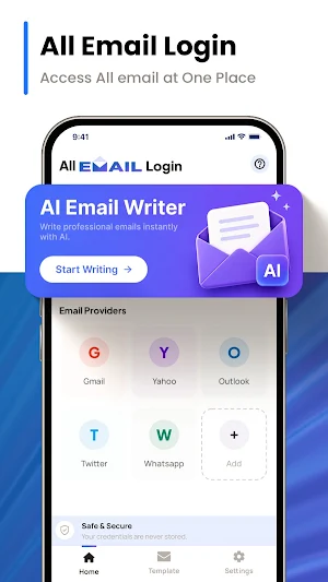 All Email Login Screenshot 0