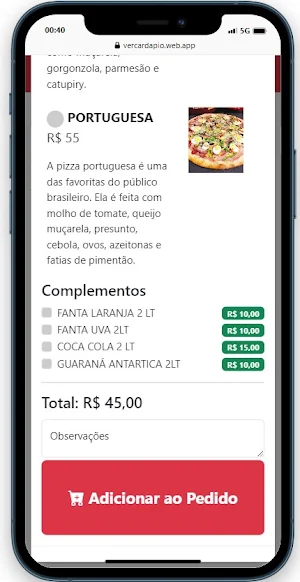 Delivery Sistema Eficiente Screenshot 1