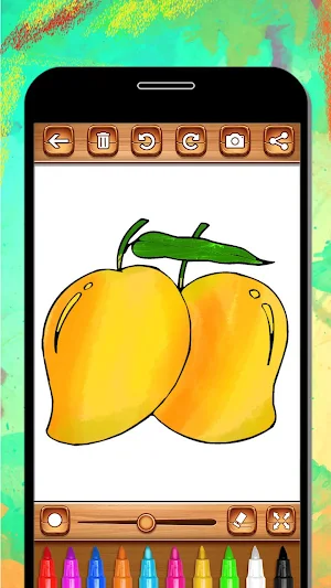 Fruits Coloring Book & Drawing Book Screenshot 2