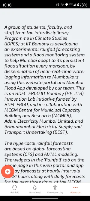 Mumbai Flood App Screenshot 2