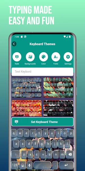 Demon Slayer Keyboard Theme Screenshot 3