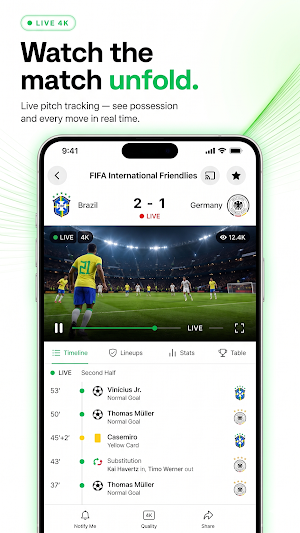 Football Match Live Scores Screenshot 0