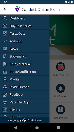 Conduct Online Exam Screenshot 0