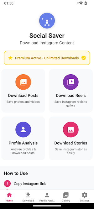 SocialSaver Screenshot 0