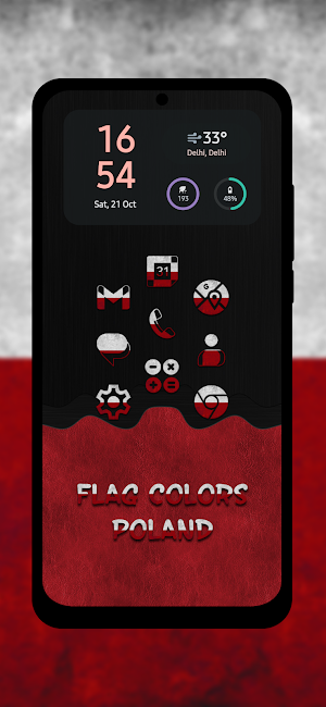 Poland - Flag Colors Icons Screenshot 0