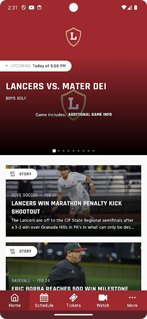 OLu Athletics Screenshot 0