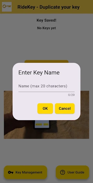 RideKey Screenshot 2