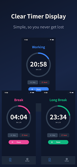 pomo - Pomodoro Focus Timer Screenshot 2