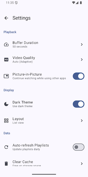 LiveStream Player Pro - M3U Screenshot 1