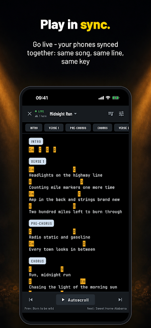 BandSync: Chords & Setlists Screenshot 3