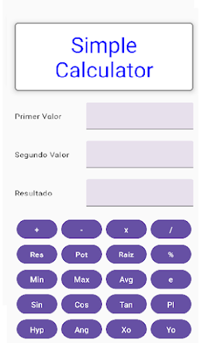 Simple Calculator Screenshot 1