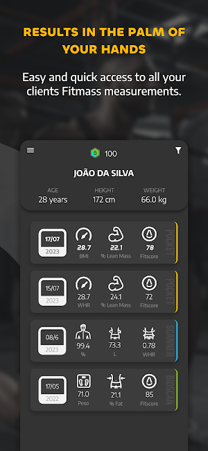 Fitmass Pocket Screenshot 2