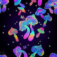 Colorful Mushroom - Wallpaper