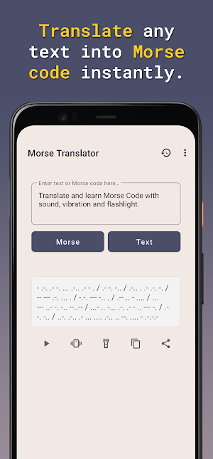 Morse Code Translator Screenshot 0
