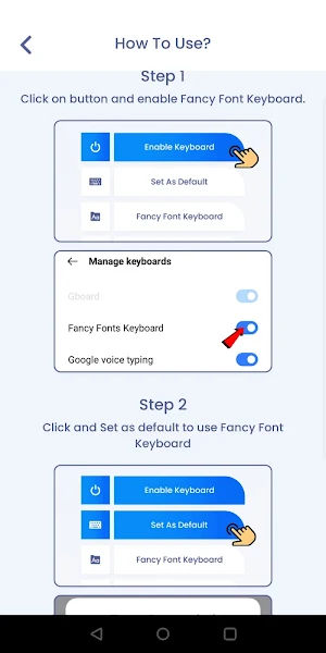 Fancy Fonts Keyboard Screenshot 0