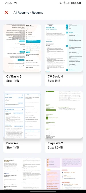 Cover Letter Examples For Job Screenshot 1