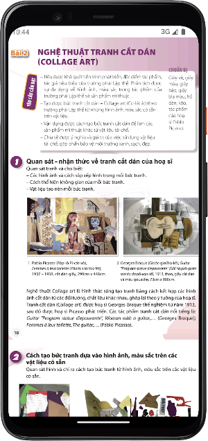 Mĩ thuật Lớp8 – bản 1 Screenshot 1
