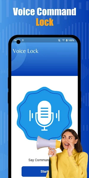 Voice Screen Locker+ Screenshot 1