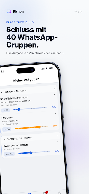 Skava: Handwerk per Sprache Screenshot 3