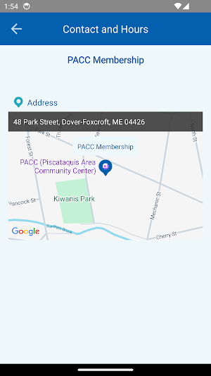 PACC Membership Screenshot 3