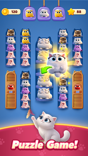 Meow Sort-Color Puzzle Master Screenshot 2