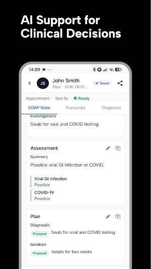 Newcare – AI for Clinicians Screenshot 2